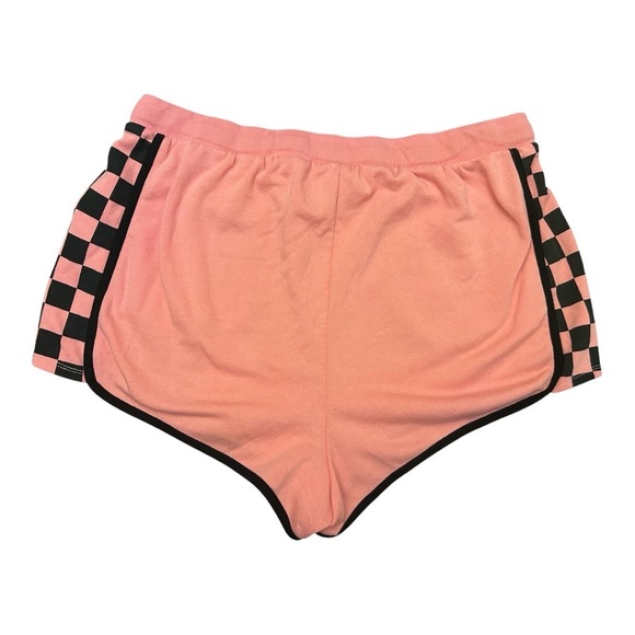 Torrid Vinyl Icons Pink Smiley Cozy Fleece Drawstring Shorts Size 1X (14/16) - Picture 7 of 11